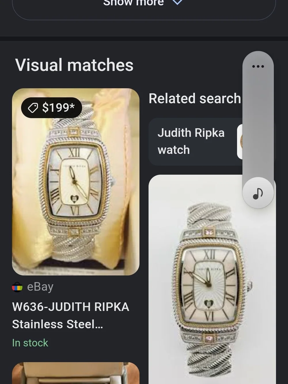 Judith Ripka Two-Tone Rope-Trim Mother-of-Pearl Dial Watch - Picture 3 of 7